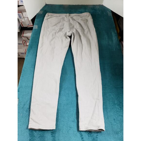 Micahel Kors Jeans Size 12 Womens Gray Pants Denim Logo Mid Rise Straight - Picture 12 of 13